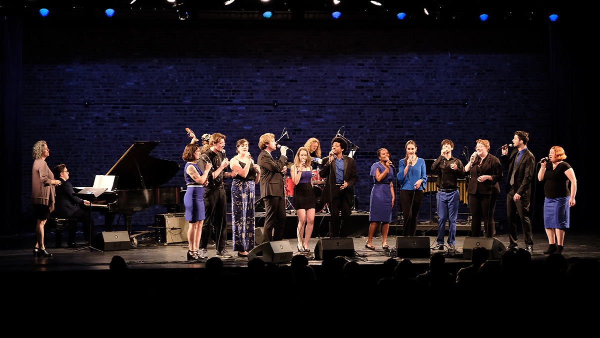 Jazz Singers, Symphony Space in NYC. Photo by Christopher Walker.